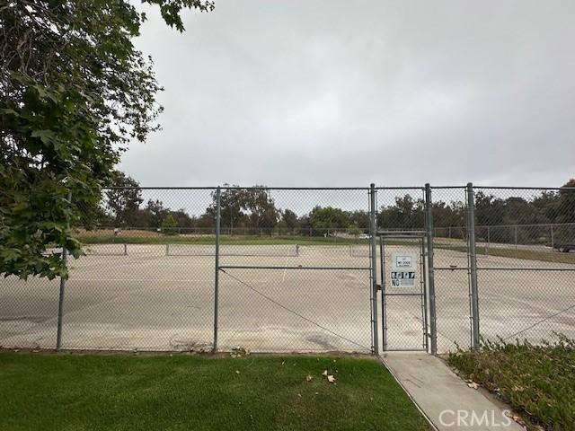 546 Northpoint Cir, Santa Maria, CA 93455 - view of tennis court featuring a gate
