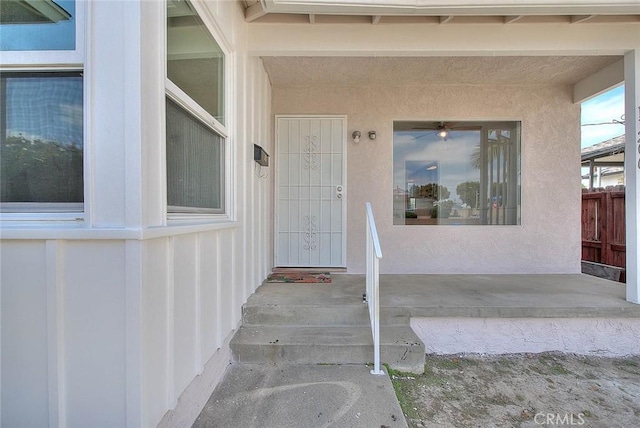11206 Quinn St, Downey, CA 90241 - doorway to property with stucco siding