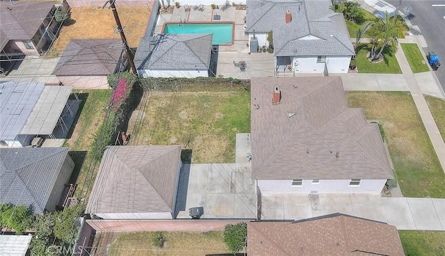11206 Quinn St, Downey, CA 90241 - aerial view of a pool