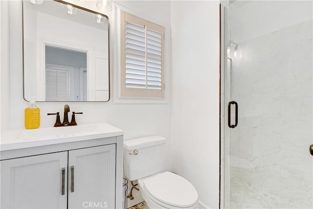4901 Ethel Ave, Sherman Oaks, CA 91423 - full bathroom featuring a shower stall, vanity, and toilet