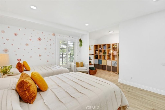 4901 Ethel Ave, Sherman Oaks, CA 91423 - bedroom featuring wood finished floors, baseboards, and recessed lighting