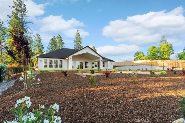 4956 Malibu Dr, Paradise, CA 95969 - back of house with stucco siding