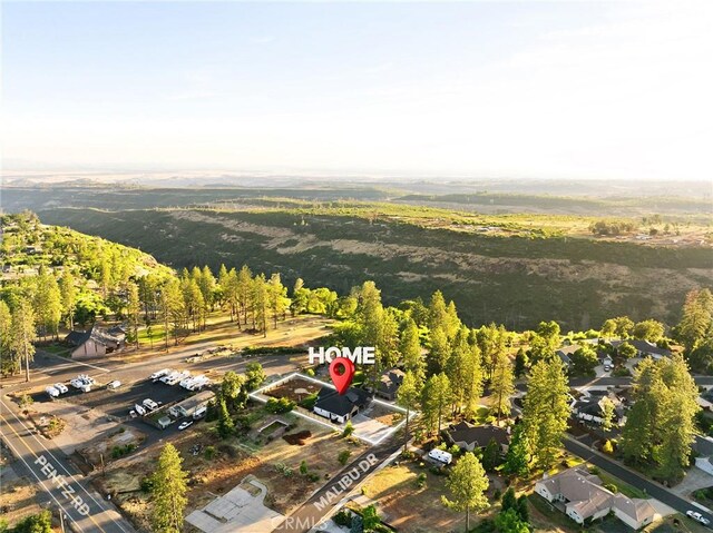 4956 Malibu Dr, Paradise, CA 95969 - aerial view of property's location with a heavily wooded area