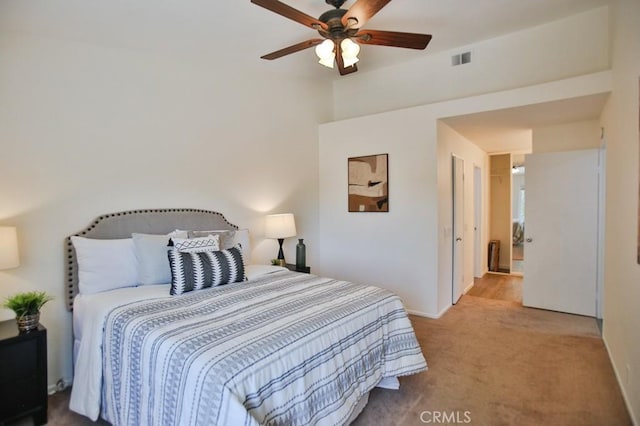45 Via Hermosa, Rancho Santa Margarita, CA 92688 - bedroom featuring carpet and a ceiling fan