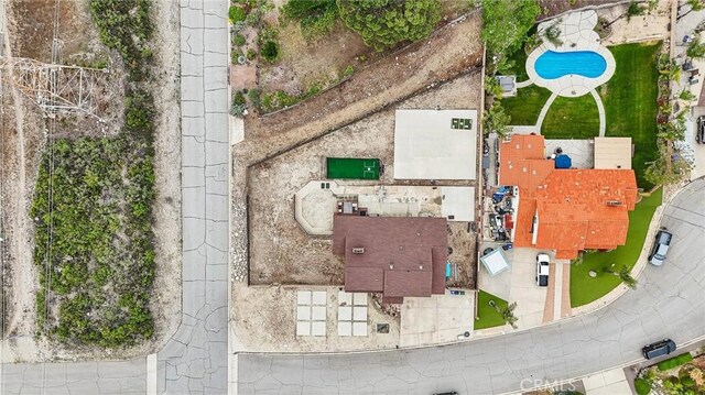 7906 Appaloosa Ct, Rancho Cucamonga, CA 91701 - drone / aerial view of a pool