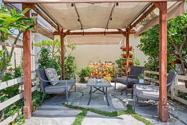 20402 Pioneer Blvd, Lakewood, CA 90715 - view of patio featuring a gazebo