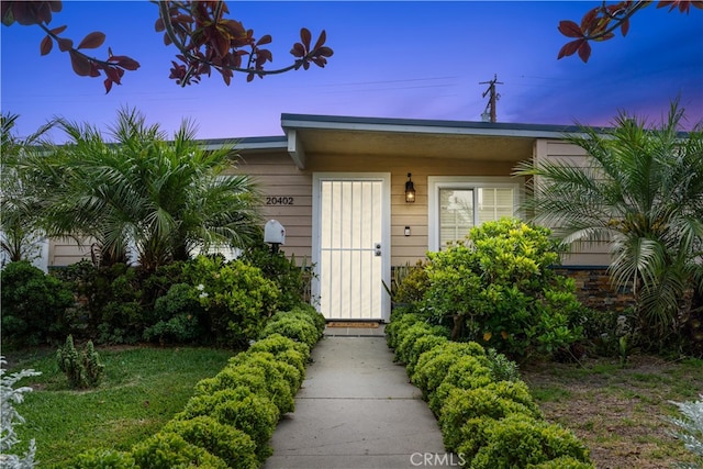20402 Pioneer Blvd, Lakewood, CA 90715 - view of exterior entry at dusk