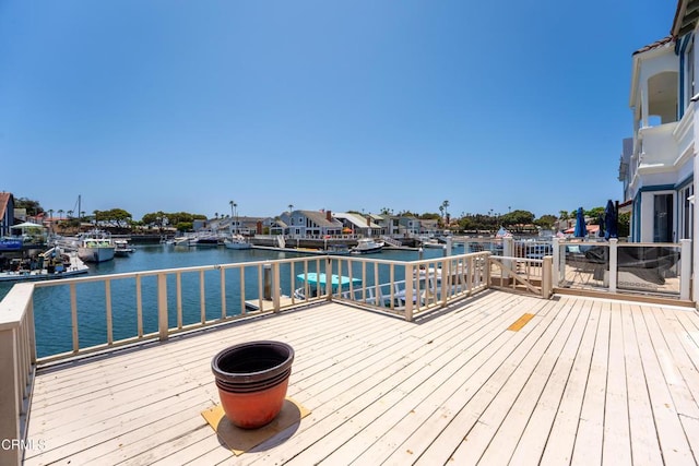 4320 Meridian Ave, Oxnard, CA 93035 - wooden deck with a water view