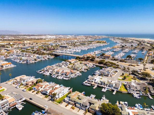 4320 Meridian Ave, Oxnard, CA 93035 - aerial overview of property's location with numerous boat docks and a large body of water