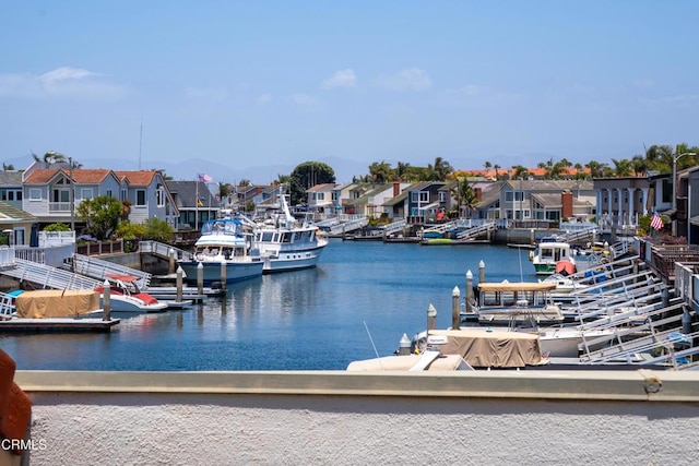 4320 Meridian Ave, Oxnard, CA 93035 - dock area featuring a water view and a residential view