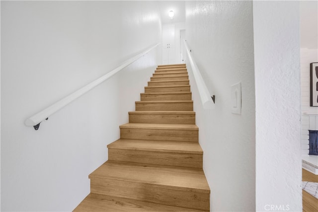 676 N 12th St Unit 21, Grover Beach, CA 93433 - stairway featuring wood finished floors