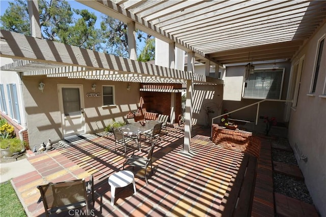 11514 Beverly Blvd, Whittier, CA 90601 - view of patio / terrace featuring a pergola