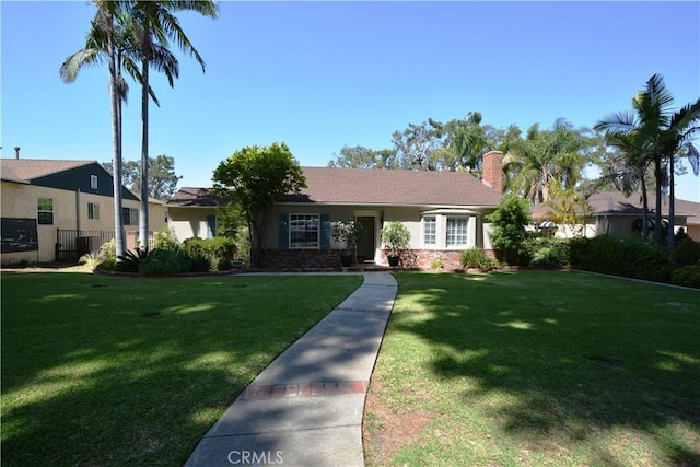 11514 Beverly Blvd, Whittier, CA 90601 - single story home with stucco siding and a chimney