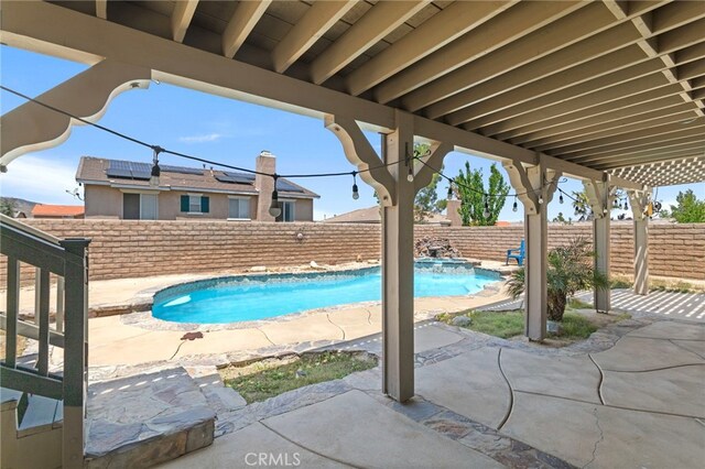 38701 Annette Ave, Palmdale, CA 93551 - view of swimming pool featuring a fenced backyard and a patio area