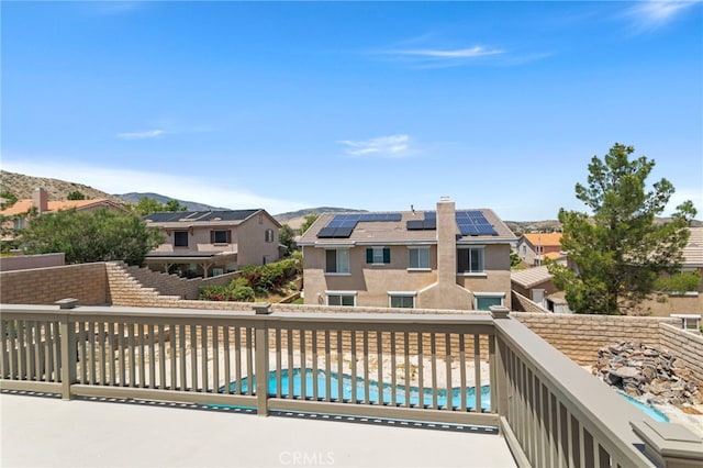 38701 Annette Ave, Palmdale, CA 93551 - view of swimming pool with a residential view and a mountain view