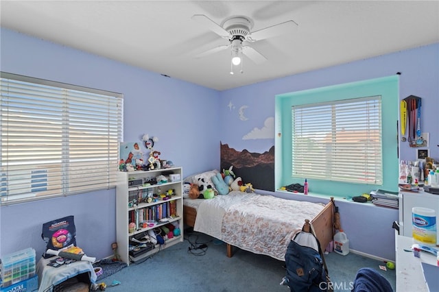 38701 Annette Ave, Palmdale, CA 93551 - bedroom with carpet floors and a ceiling fan