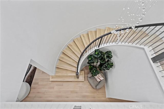 51 Eider Run, Irvine, CA 92618 - staircase featuring wood finished floors