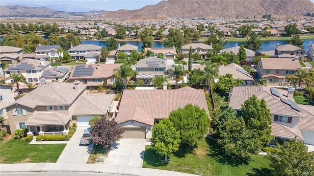 27840 Pointe Breeze Dr, Menifee, CA 92585 - aerial perspective of suburban area with a water and mountain view