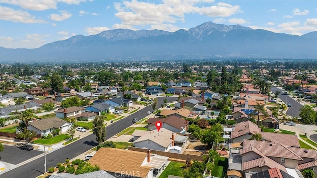6859 Mango St, Rancho Cucamonga, CA 91701 - aerial perspective of suburban area with mountains