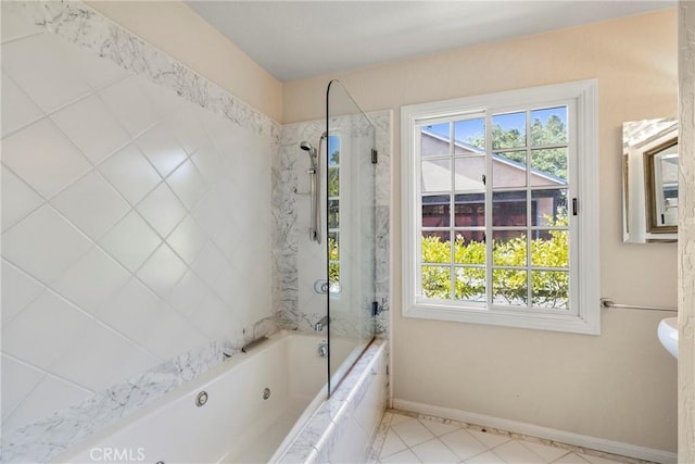 335 Rainbow Crest Rd, Fallbrook, CA 92028 - bathroom featuring healthy amount of natural light, baseboards, and tile patterned floors