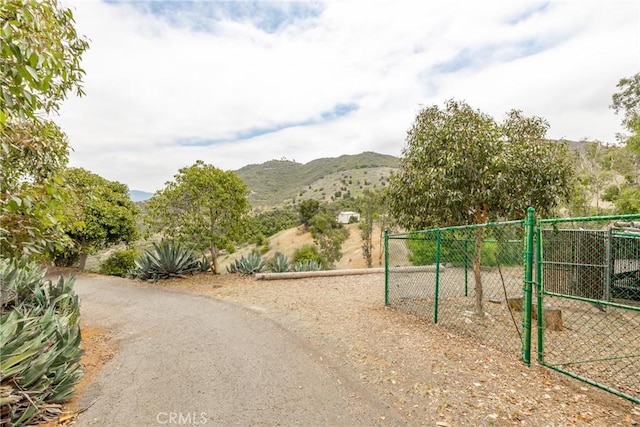 335 Rainbow Crest Rd, Fallbrook, CA 92028 - view of dirt / gravel road with a mountain view