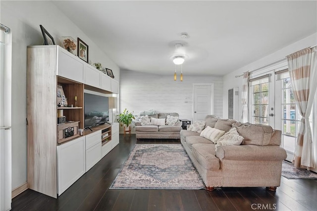4819 Church St, Pico Rivera, CA 90660 - living room with dark wood-style floors