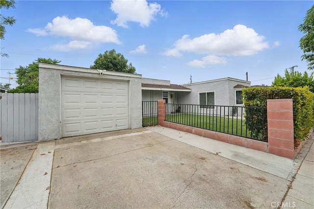 4819 Church St, Pico Rivera, CA 90660 - ranch-style house featuring driveway, stucco siding, and a garage