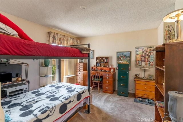 26181 Goldenwood St, Menifee, CA 92586 - carpeted bedroom featuring a textured ceiling