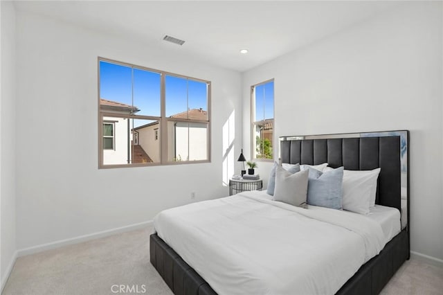 156 Barrow, Irvine, CA 92620 - bedroom featuring light colored carpet, baseboards, and recessed lighting