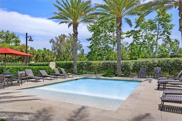 156 Barrow, Irvine, CA 92620 - view of swimming pool with a patio area