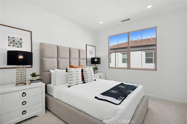 156 Barrow, Irvine, CA 92620 - bedroom with light colored carpet, recessed lighting, and baseboards