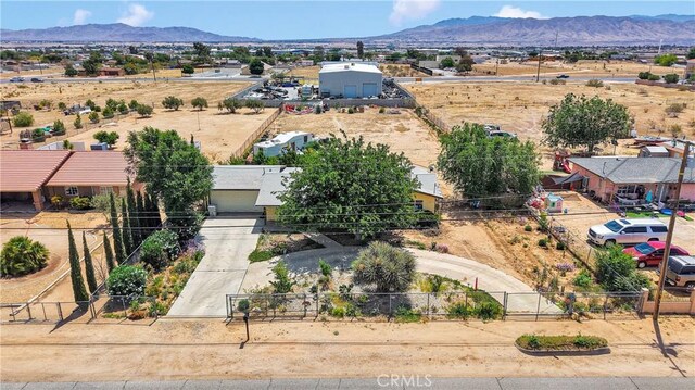 11225 1st St, Hesperia, CA 92345 - bird's eye view of a mountainous background