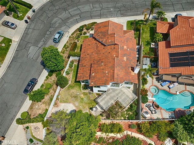 24650 Via Melinda, Yorba Linda, CA 92887 - aerial view of a pool