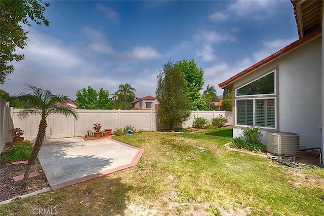 24650 Via Melinda, Yorba Linda, CA 92887 - view of yard featuring cooling unit and a patio area