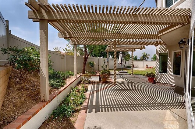 24650 Via Melinda, Yorba Linda, CA 92887 - fenced backyard with a patio and a pergola