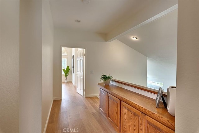 24650 Via Melinda, Yorba Linda, CA 92887 - hall featuring light wood-style flooring and baseboards