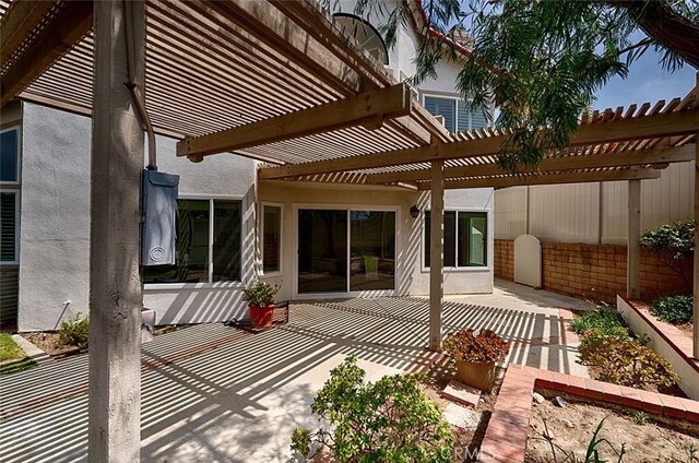 24650 Via Melinda, Yorba Linda, CA 92887 - view of patio / terrace with a pergola