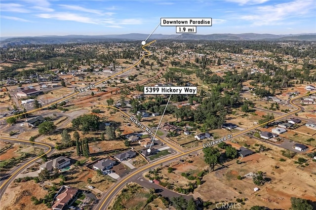 5399 Hickory Way, Paradise, CA 95969 - aerial view of property's location