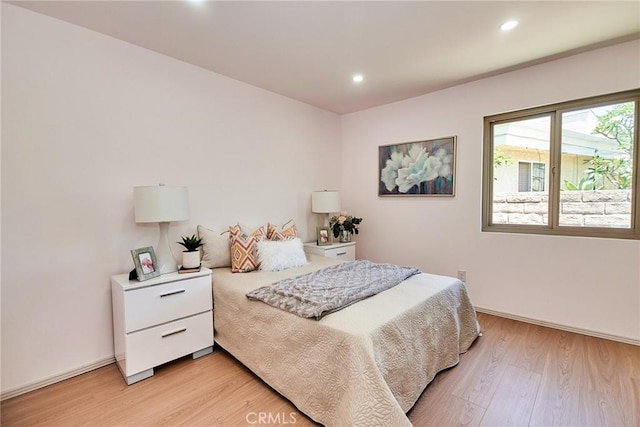 9539 Gladbeck Ave, Northridge, CA 91324 - bedroom featuring light wood finished floors and recessed lighting