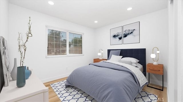 1208 Del Haven Ct, Redlands, CA 92374 - bedroom featuring light wood finished floors, baseboards, and recessed lighting