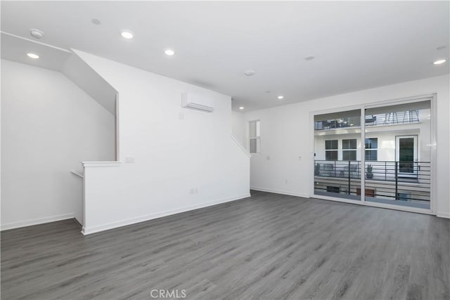667 Limoncello Ln, Covina, CA 91723 - unfurnished living room with wood finished floors, baseboards, and recessed lighting