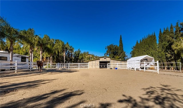 17927 Sun Hill Dr, Yorba Linda, CA 92886 - view of yard with an outbuilding and an exterior structure