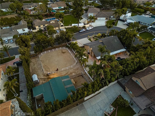 17927 Sun Hill Dr, Yorba Linda, CA 92886 - aerial view of property and surrounding area with nearby suburban area
