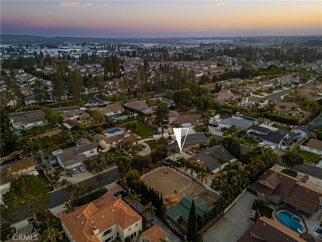 17927 Sun Hill Dr, Yorba Linda, CA 92886 - aerial view of property's location featuring nearby suburban area