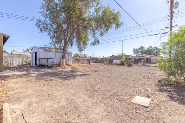 630 N Palm Dr, Brawley, CA 92227 - view of yard with a shed