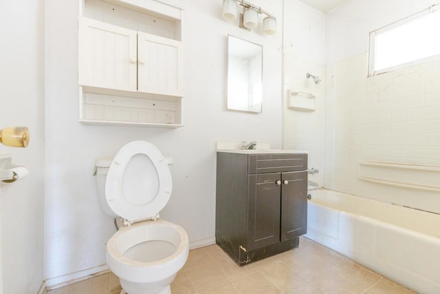 630 N Palm Dr, Brawley, CA 92227 - full bath with vanity, shower / bathtub combination, and tile patterned floors