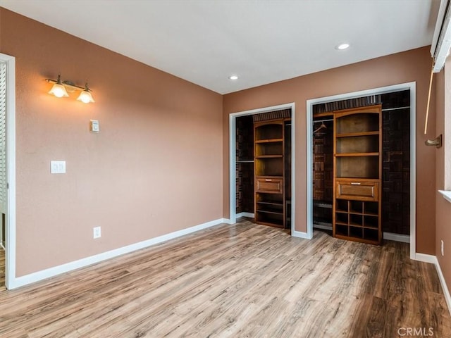 1617 Ramona, Grover Beach, CA 93433 - spare room with wood finished floors, baseboards, and recessed lighting
