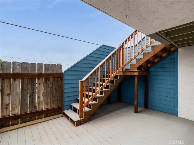 1617 Ramona, Grover Beach, CA 93433 - wooden deck with stairs