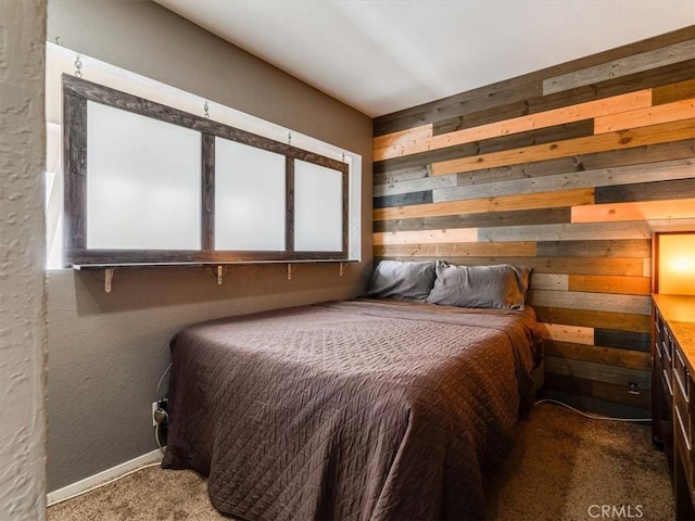 1617 Ramona, Grover Beach, CA 93433 - carpeted bedroom featuring wooden walls and a textured wall