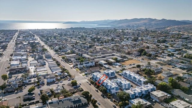1617 Ramona, Grover Beach, CA 93433 - drone / aerial view of a water and mountain view